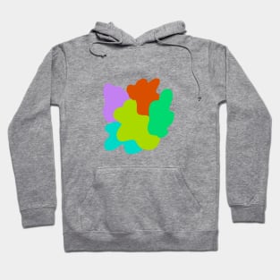 colorful leaf art Hoodie